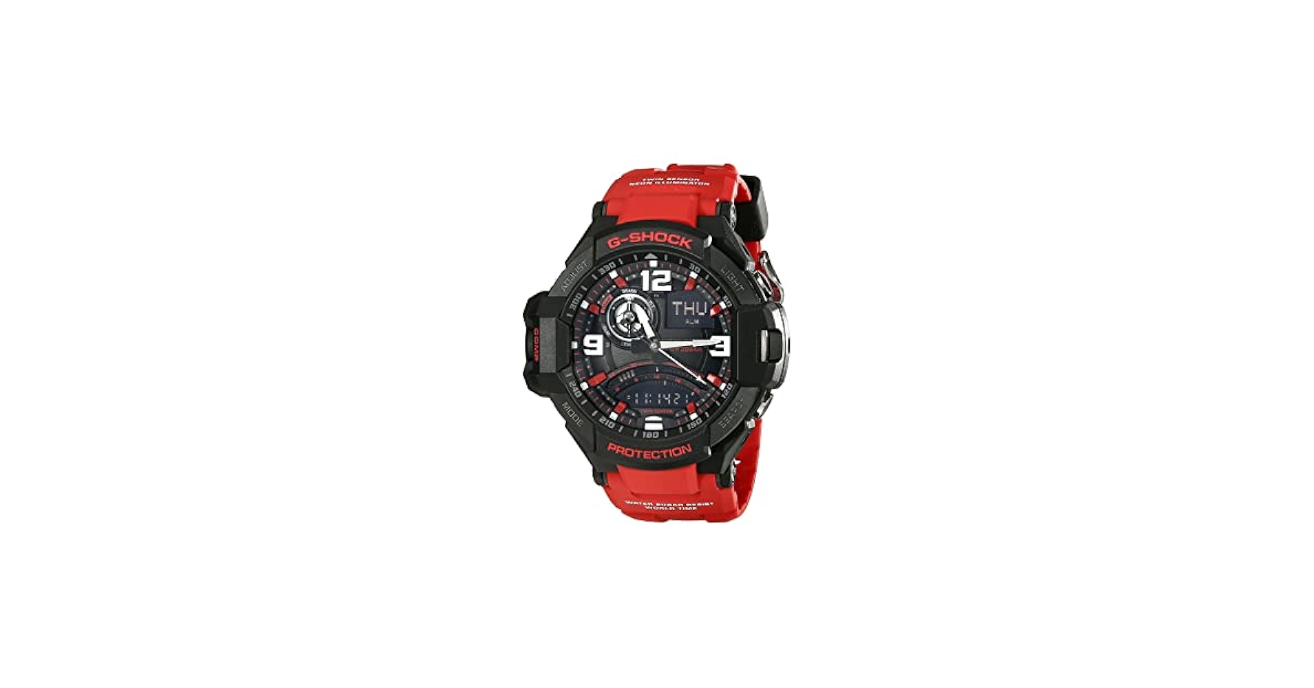 美品 G-SHOCK GA-1000-4B 赤スカイコックピットCASIO Amazon.co.jp: GA-1000-4BCASIO 腕時計 カシオ 腕時計 カシオg